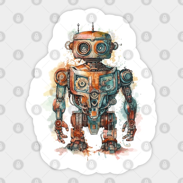 Robot2P Sticker by vospot